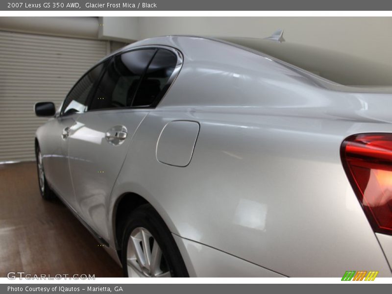 Glacier Frost Mica / Black 2007 Lexus GS 350 AWD