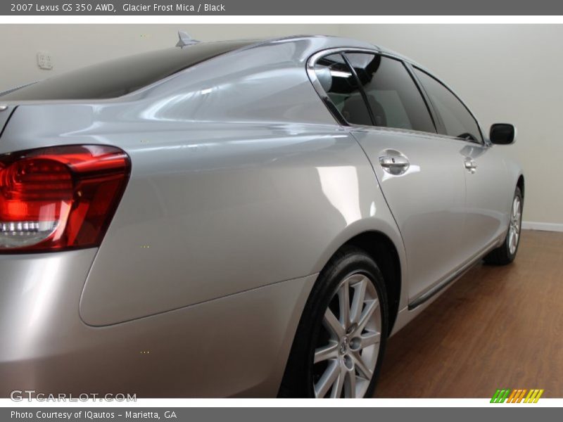Glacier Frost Mica / Black 2007 Lexus GS 350 AWD
