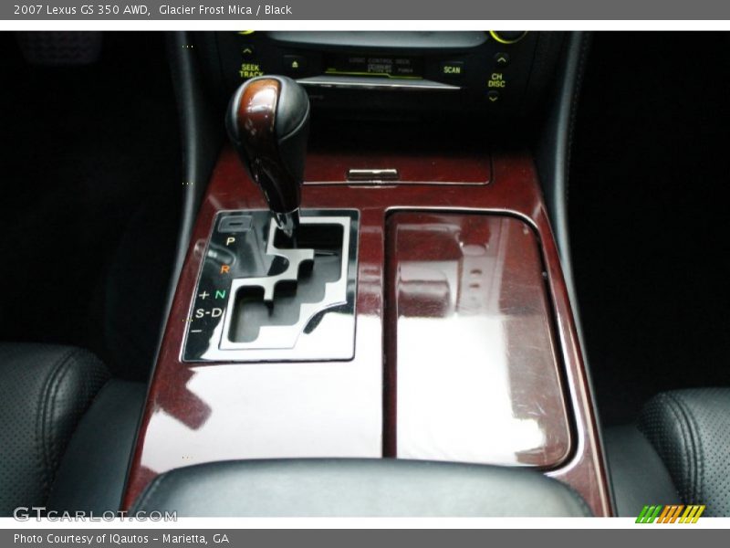Glacier Frost Mica / Black 2007 Lexus GS 350 AWD
