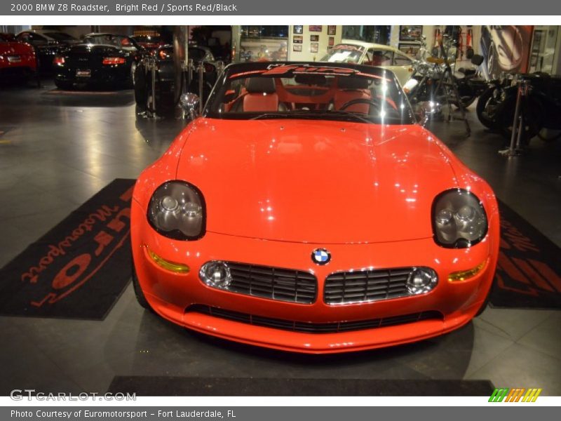 Bright Red / Sports Red/Black 2000 BMW Z8 Roadster