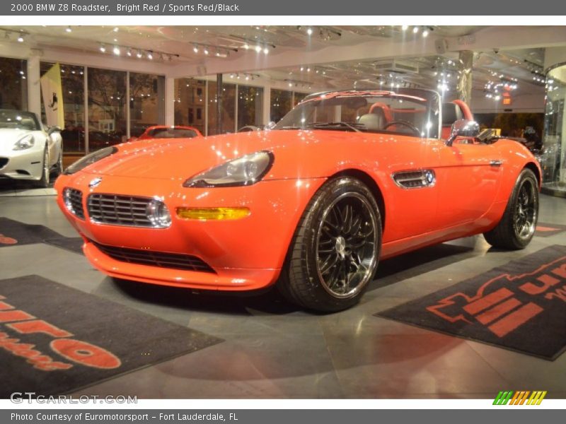 Bright Red / Sports Red/Black 2000 BMW Z8 Roadster