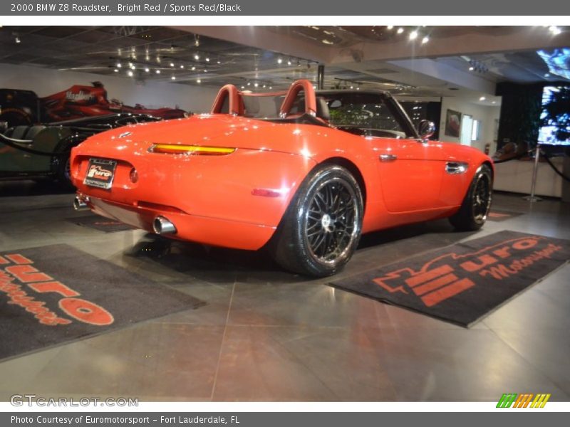Bright Red / Sports Red/Black 2000 BMW Z8 Roadster