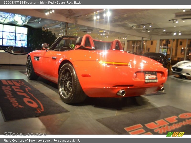 Bright Red / Sports Red/Black 2000 BMW Z8 Roadster