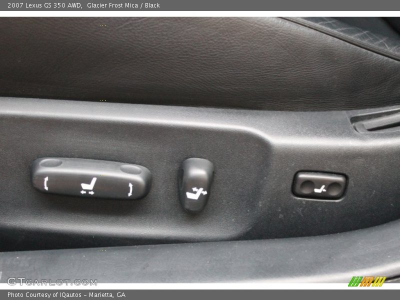 Glacier Frost Mica / Black 2007 Lexus GS 350 AWD
