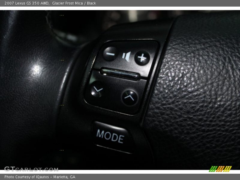 Glacier Frost Mica / Black 2007 Lexus GS 350 AWD