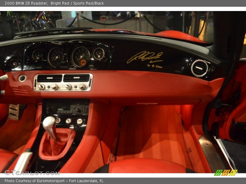 Bright Red / Sports Red/Black 2000 BMW Z8 Roadster