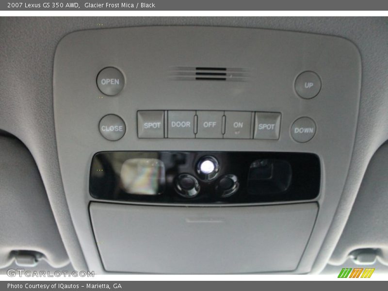 Glacier Frost Mica / Black 2007 Lexus GS 350 AWD