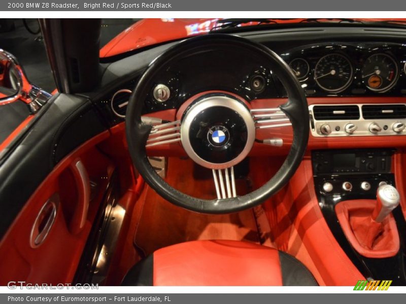 Bright Red / Sports Red/Black 2000 BMW Z8 Roadster