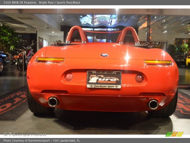 Bright Red / Sports Red/Black 2000 BMW Z8 Roadster