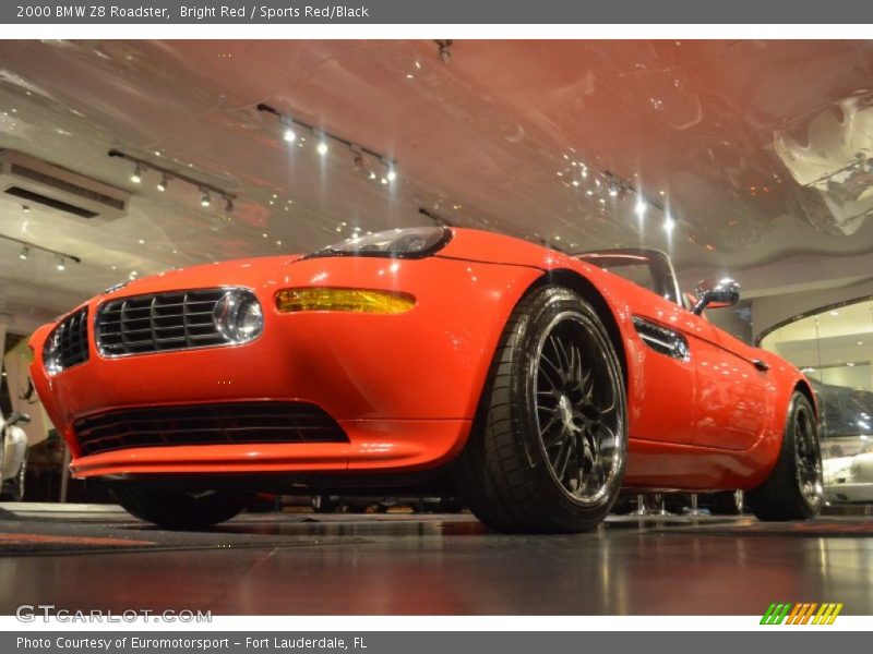 Bright Red / Sports Red/Black 2000 BMW Z8 Roadster