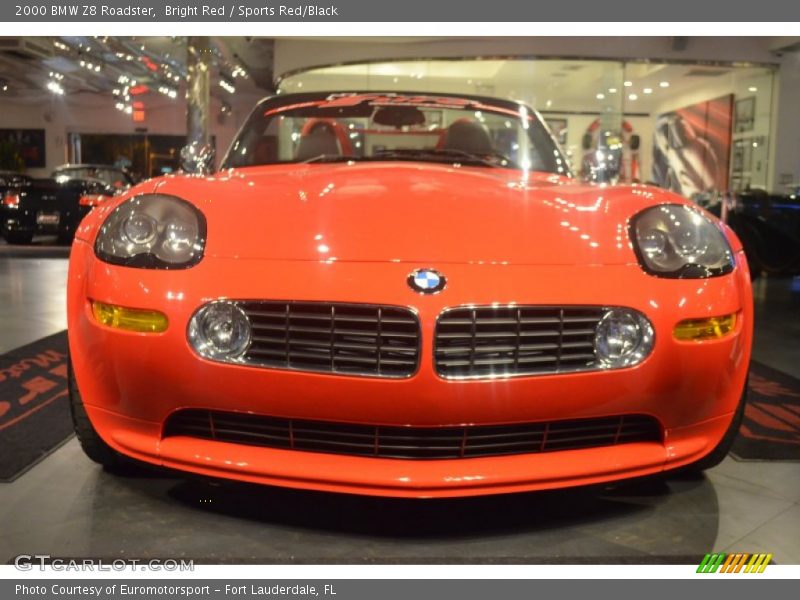 Bright Red / Sports Red/Black 2000 BMW Z8 Roadster