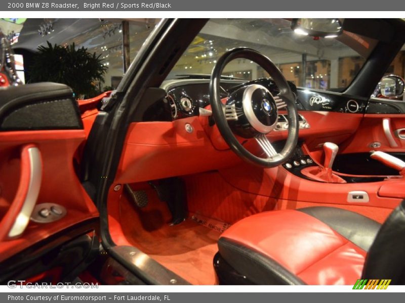  2000 Z8 Roadster Sports Red/Black Interior