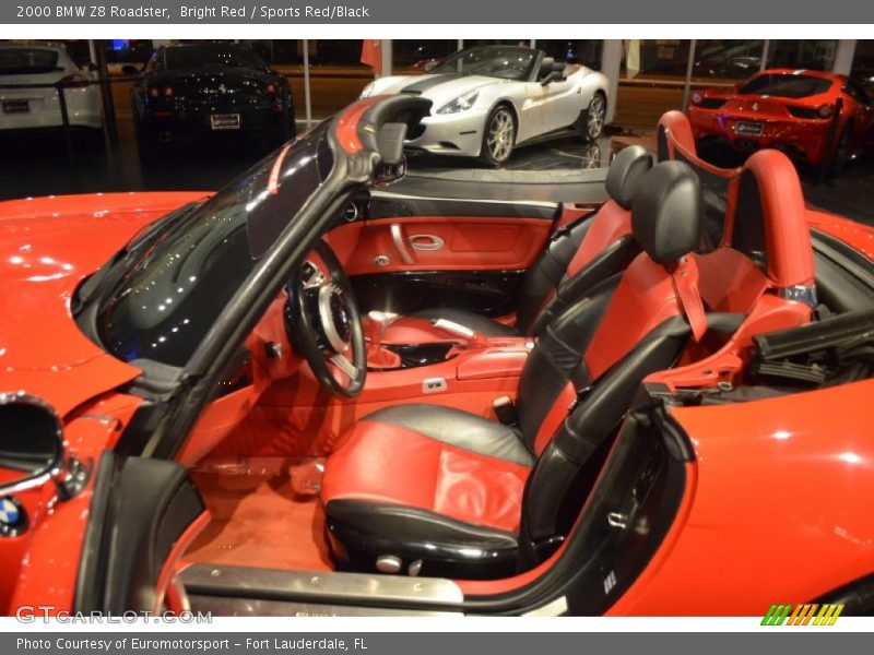  2000 Z8 Roadster Sports Red/Black Interior