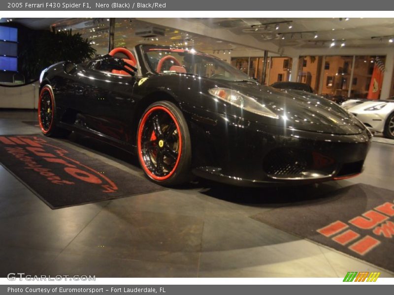 Nero (Black) / Black/Red 2005 Ferrari F430 Spider F1