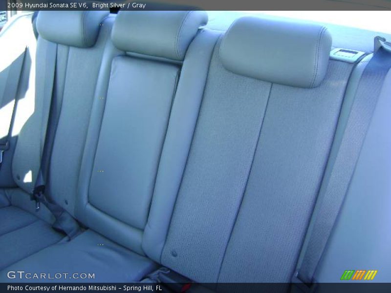 Bright Silver / Gray 2009 Hyundai Sonata SE V6
