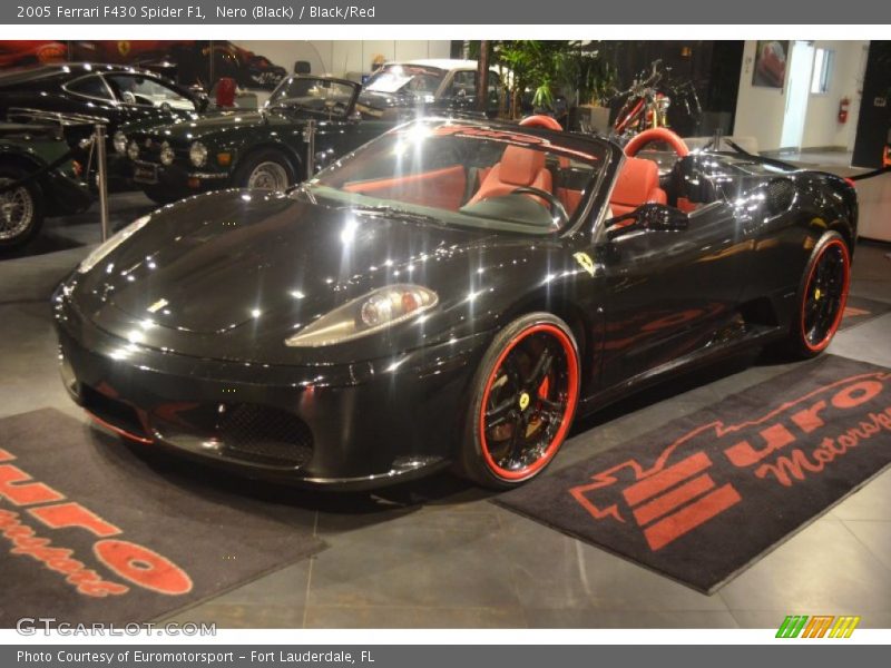 Nero (Black) / Black/Red 2005 Ferrari F430 Spider F1