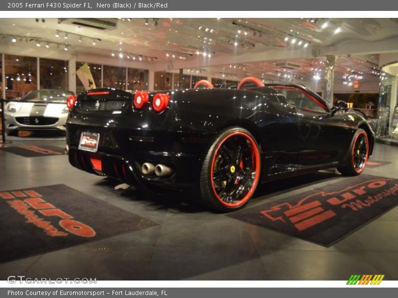 Nero (Black) / Black/Red 2005 Ferrari F430 Spider F1
