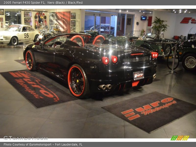 Nero (Black) / Black/Red 2005 Ferrari F430 Spider F1