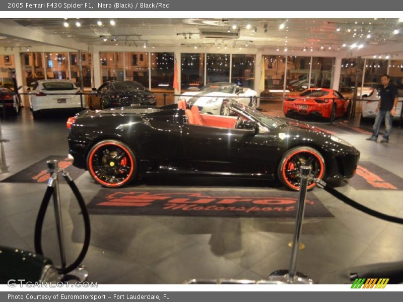 Nero (Black) / Black/Red 2005 Ferrari F430 Spider F1