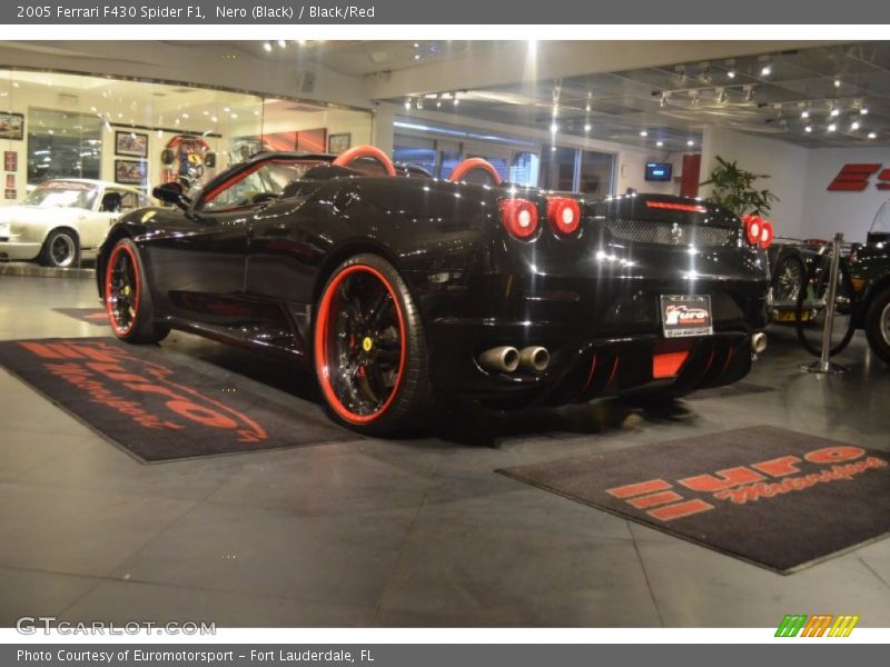 Nero (Black) / Black/Red 2005 Ferrari F430 Spider F1