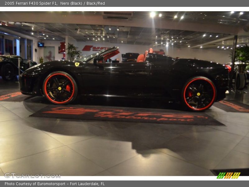 Nero (Black) / Black/Red 2005 Ferrari F430 Spider F1