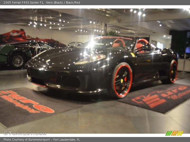 Nero (Black) / Black/Red 2005 Ferrari F430 Spider F1