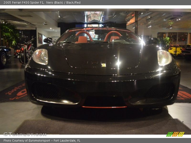 Nero (Black) / Black/Red 2005 Ferrari F430 Spider F1