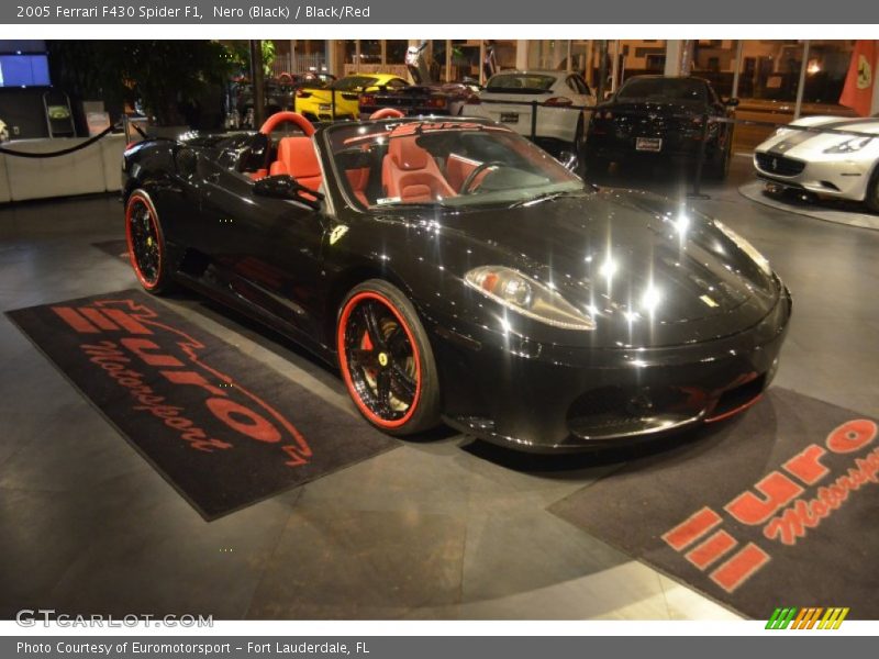 Nero (Black) / Black/Red 2005 Ferrari F430 Spider F1