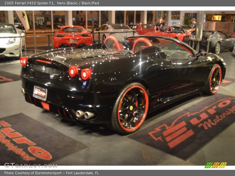 Nero (Black) / Black/Red 2005 Ferrari F430 Spider F1
