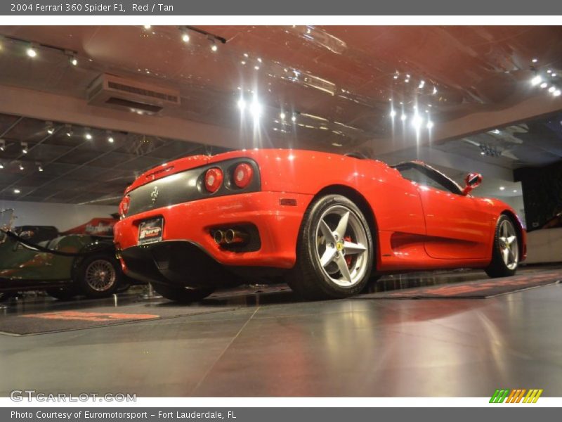 Red / Tan 2004 Ferrari 360 Spider F1