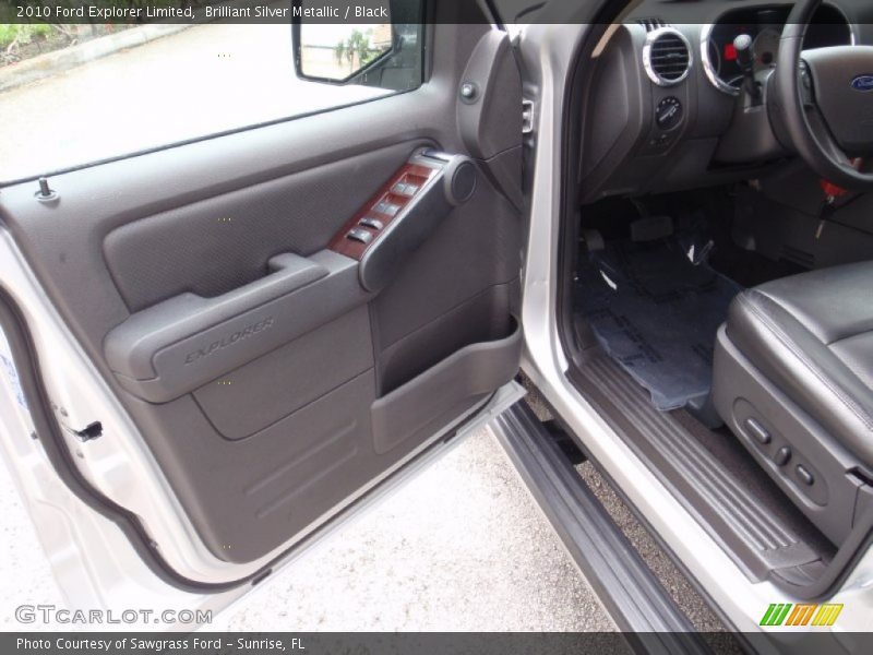 Brilliant Silver Metallic / Black 2010 Ford Explorer Limited