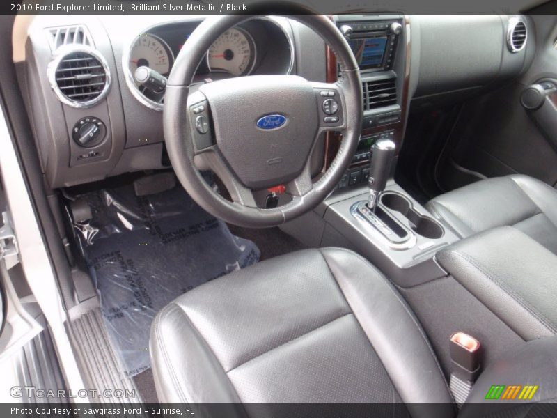  2010 Explorer Limited Black Interior
