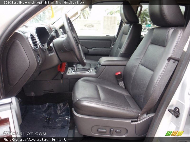  2010 Explorer Limited Black Interior