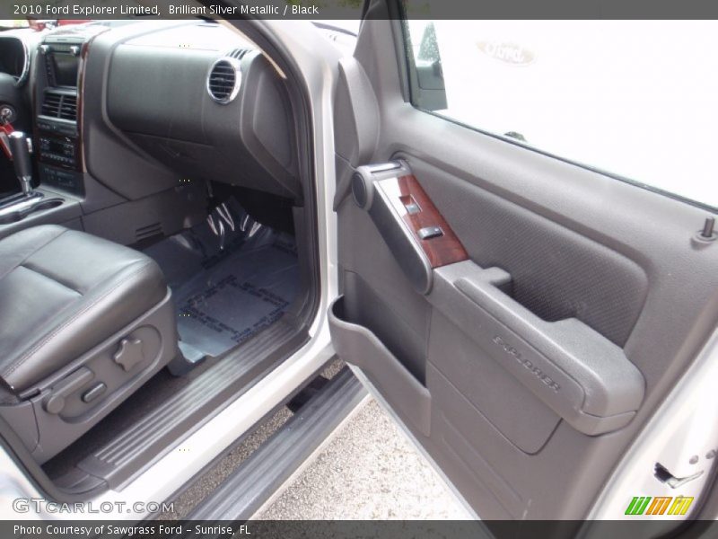 Brilliant Silver Metallic / Black 2010 Ford Explorer Limited