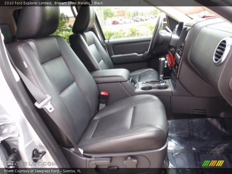 Front Seat of 2010 Explorer Limited