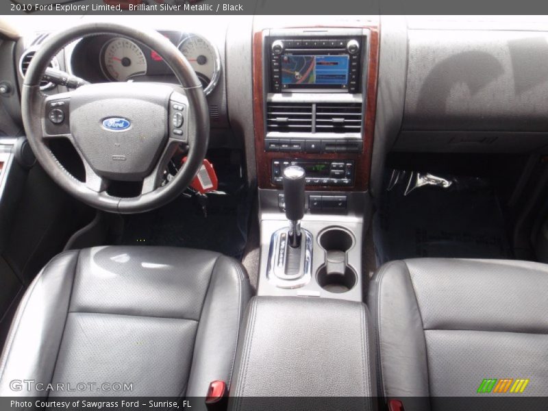 Brilliant Silver Metallic / Black 2010 Ford Explorer Limited
