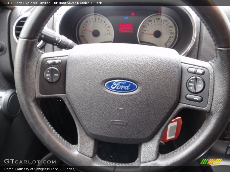 Brilliant Silver Metallic / Black 2010 Ford Explorer Limited