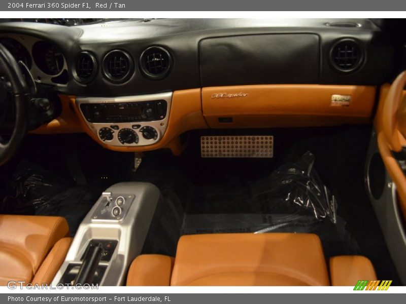 Red / Tan 2004 Ferrari 360 Spider F1