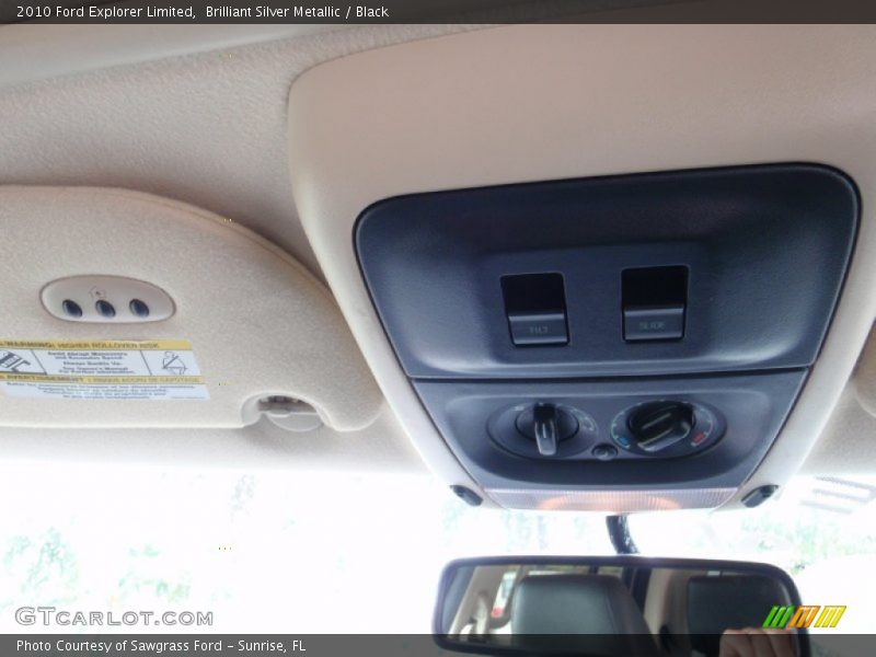 Brilliant Silver Metallic / Black 2010 Ford Explorer Limited