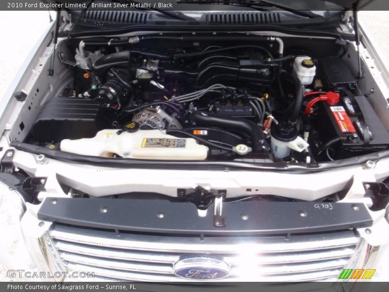 Brilliant Silver Metallic / Black 2010 Ford Explorer Limited