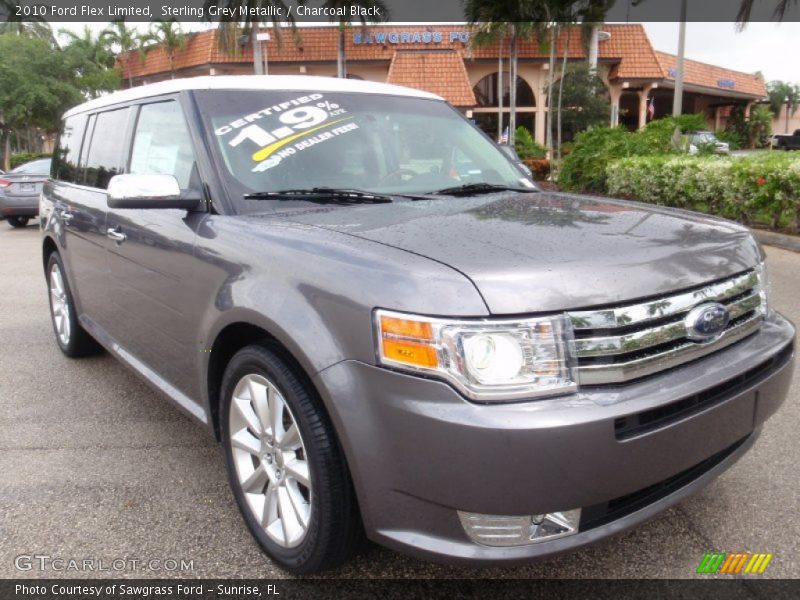 Sterling Grey Metallic / Charcoal Black 2010 Ford Flex Limited
