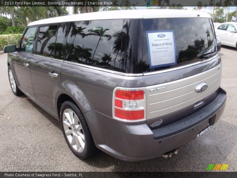 Sterling Grey Metallic / Charcoal Black 2010 Ford Flex Limited