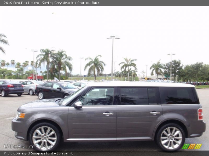 Sterling Grey Metallic / Charcoal Black 2010 Ford Flex Limited