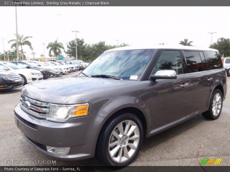 Sterling Grey Metallic / Charcoal Black 2010 Ford Flex Limited