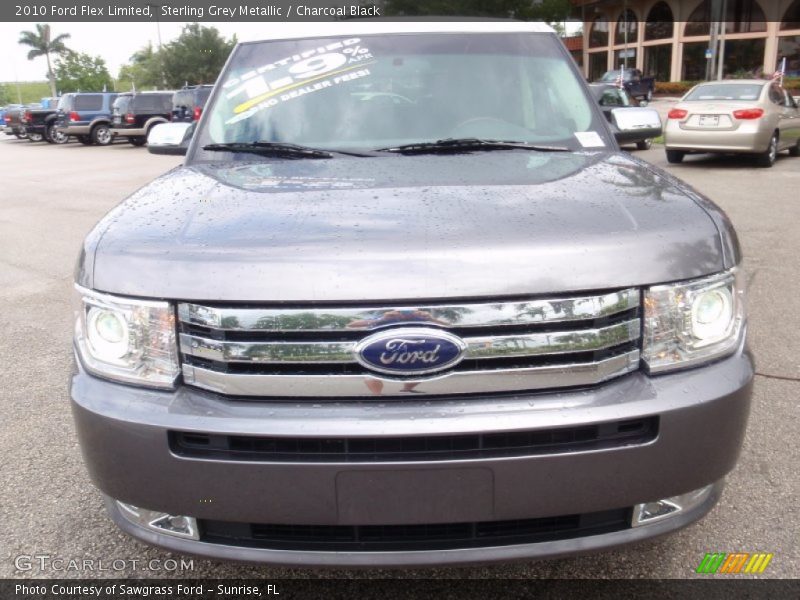 Sterling Grey Metallic / Charcoal Black 2010 Ford Flex Limited