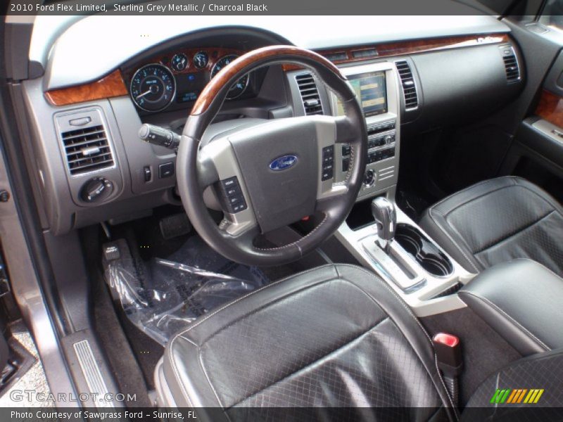 Sterling Grey Metallic / Charcoal Black 2010 Ford Flex Limited