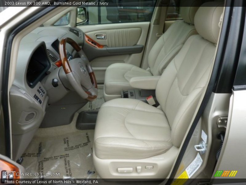 Burnished Gold Metallic / Ivory 2003 Lexus RX 300 AWD