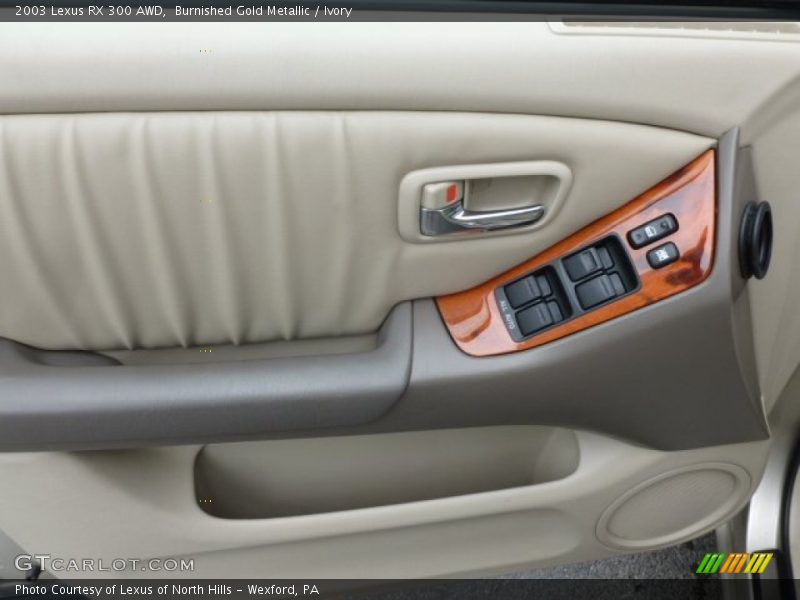 Burnished Gold Metallic / Ivory 2003 Lexus RX 300 AWD