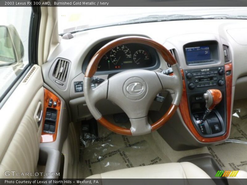 Burnished Gold Metallic / Ivory 2003 Lexus RX 300 AWD