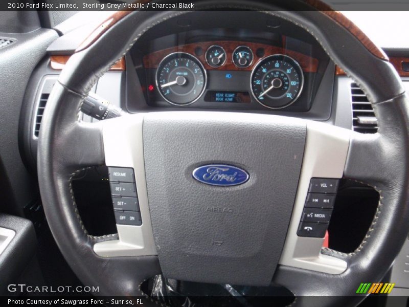 Sterling Grey Metallic / Charcoal Black 2010 Ford Flex Limited